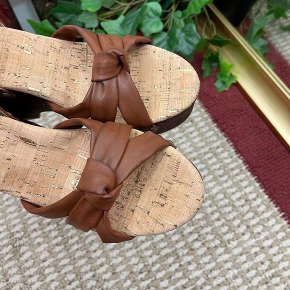 Korks Dawson Sedge Sandals in Brown Size 8 - Picture 8 of 14